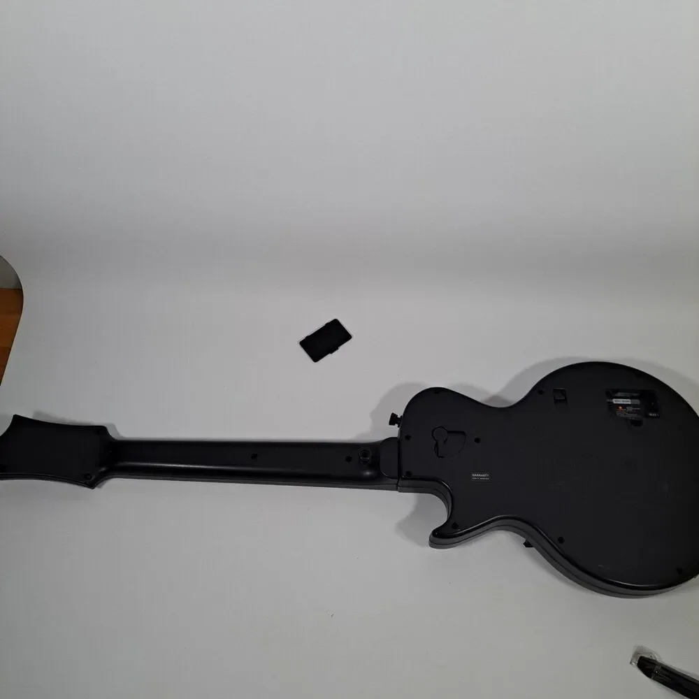 PS3 Guitar Hero Gibson Les Paul Playstation 3 Wireless Guitar Black NO DONGLE